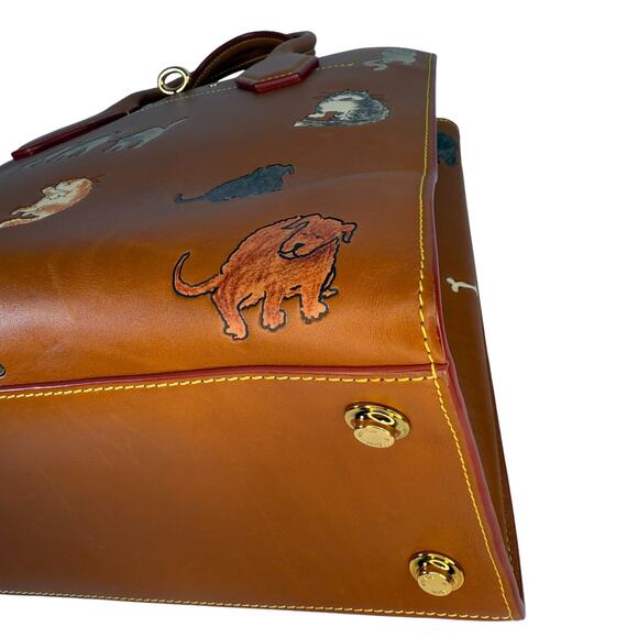 Louis Vuitton Catogram City Steamer bag MM cat tote Grace Coddington Rare LV - Picture 14 of 16